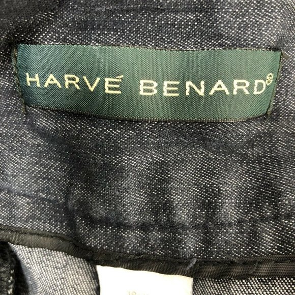 Harve' Bernard Stretch Capri Button Leg Pants - Size‎ 10 - Picture 8 of 9